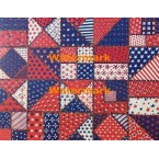 Red, White, & Blue Quilt Pattern  - #XBDE148  -  PRINT